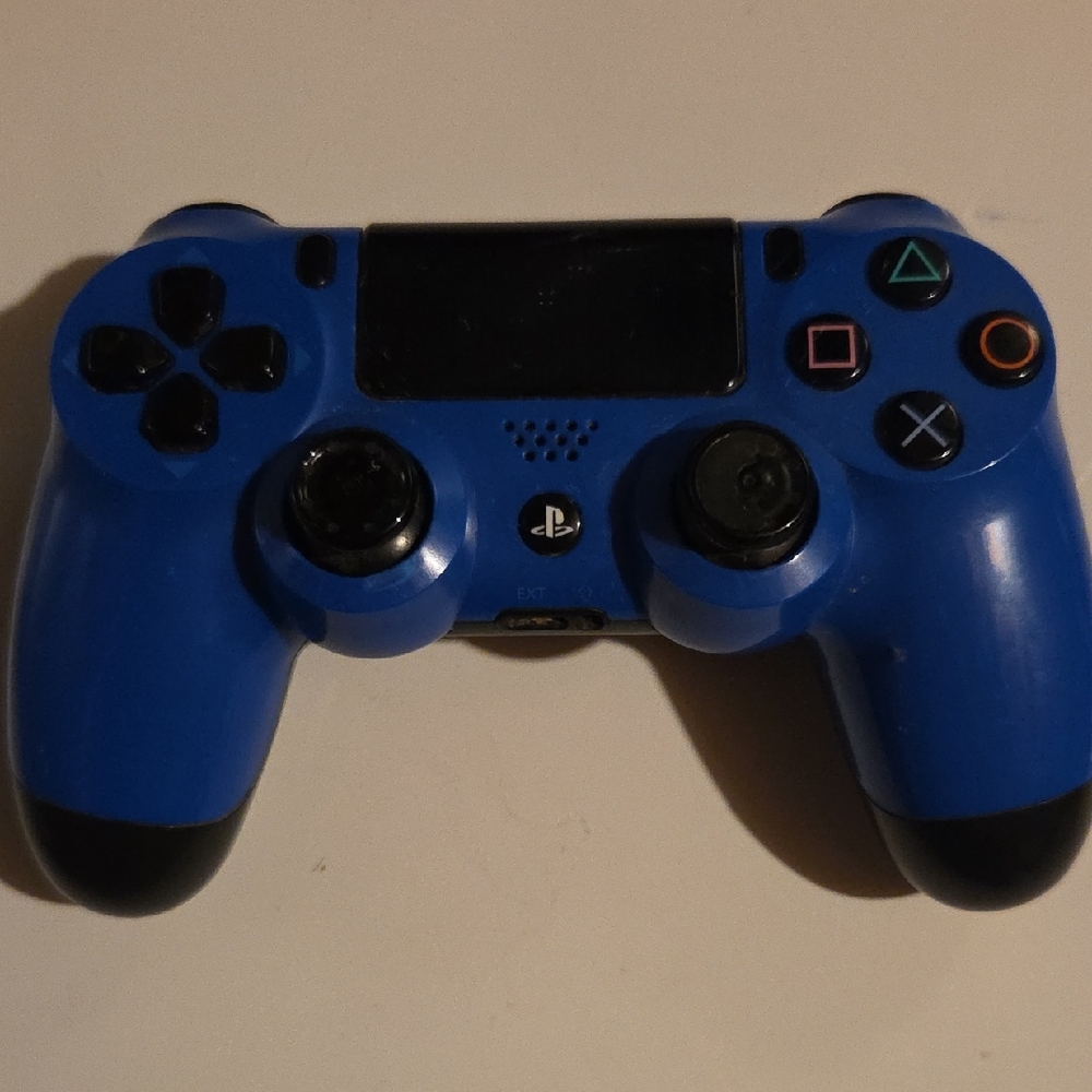 Blue Wireless Game Controller